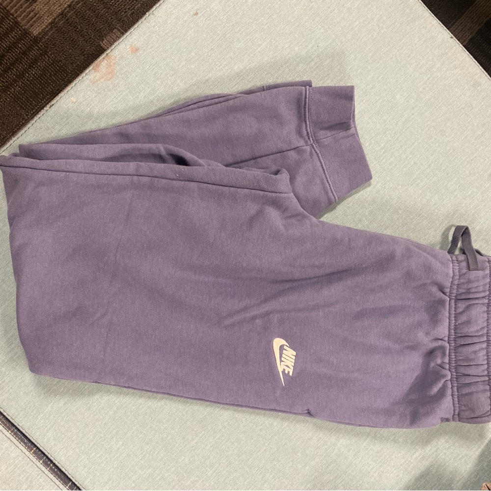 Nike Purple Track Pants Relaxed Fit Joggers